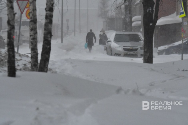 В Нижнекамском районе ввели план &laquo;Буран&raquo; из-за метели