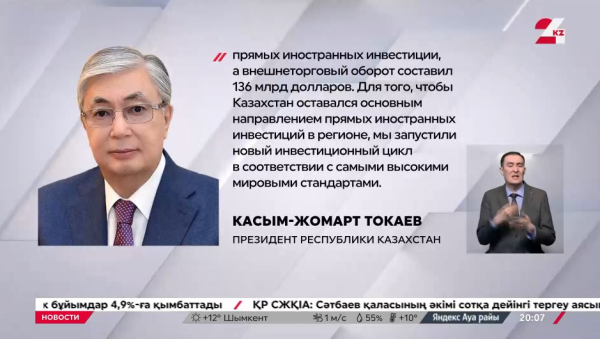 Катар войдет в десятку крупнейших инвесторов Казахстана – Токаев