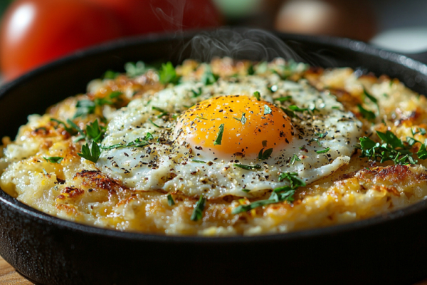 Завтрак за 2 минуты не миф, а реальность: рецепт глазуньи на сырной подушке