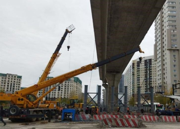 В 2024 году планируют завершить эстакадную часть Астана LRT