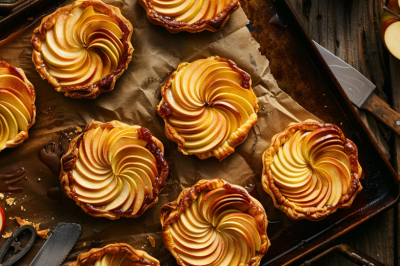 Слойки &laquo;из банки, ну вы даете&raquo; &mdash; форма из чипсов и яблоки дают десерт, как из пекарни