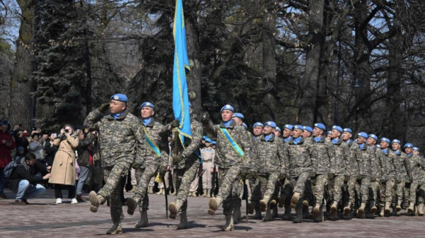 Минобороны показало, как провожали казахстанских миротворцев на Голанские высоты