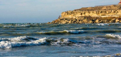 Более чем на метр увеличился уровень воды в Каспийском море