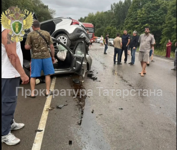 При столкновении авто в Верхнеуслонском районе погибли три человека