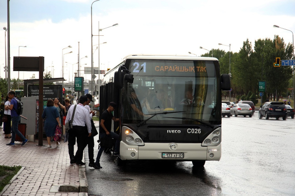 В Астане введут 7 новых полос Bus Lane