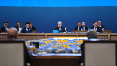 Касым-Жомарт Токаев поприветствовал Антониу Гутерриша и лидеров ещё нескольких государств на саммите ШОС+