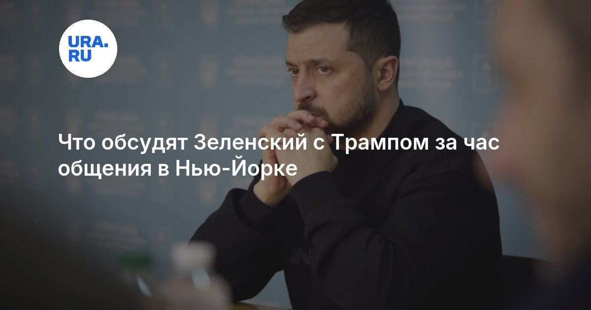 Что обсудят Зеленский с Трампом за час общения в Нью-Йорке