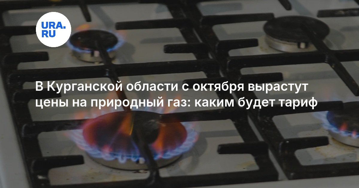В Курганской области с октября вырастут цены на природный газ: каким будет тариф