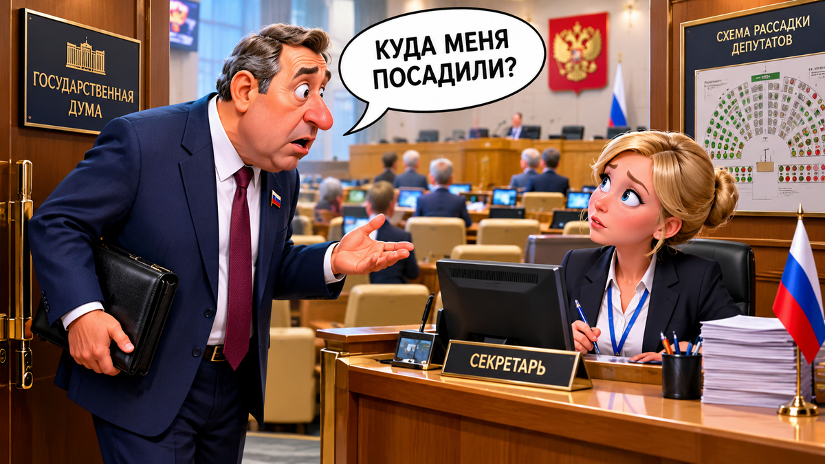 Депутатов Госдумы рассадили по залу